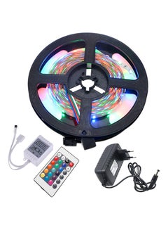 شريط إضاءة LED SMD 2835 مع جهاز تحكم عن بعد متعدد الألوان 5متر