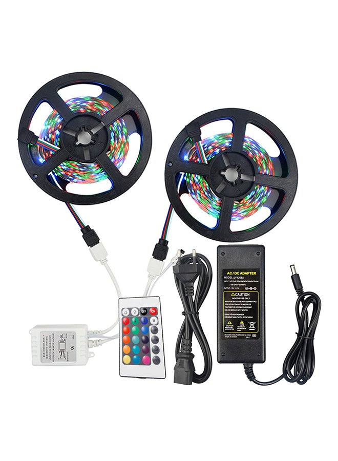 YWXLight 2-Piece RGB LED Light Strip With Remote Control 2835SMD Multicolour 35 x 25 x 5cm - Image 1