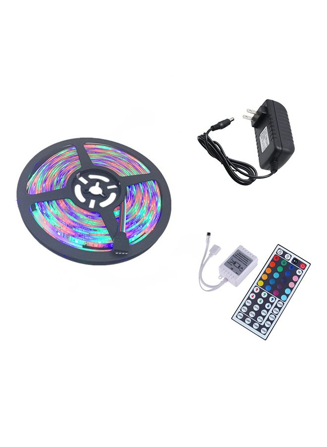 YWXLight Waterproof RGB LED Light Strip 24Key Remote Control Black/White - Image 1