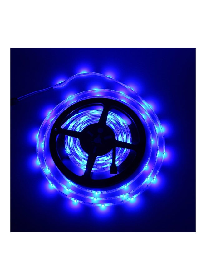 واي دابليو إكس لايت - شريط إضاءة LED مضاد للماء بإضاءة متعددة الألوان RGB مع جهاز تحكم عن بعد مكون من 24 مفتاحاً أسود/ أبيض - Image 1