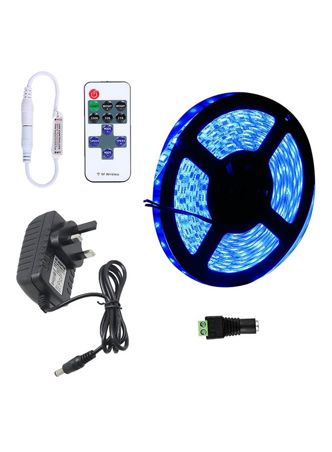 YWXLight Dimmable Waterproof Remote Control LED Strip Kit Black/Blue - Image 1