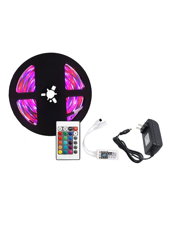 واي دابليو إكس لايت شريط أضواء LED مرن بألوان الأخضر والأزرق والأحمر مزود بجهاز تحكم عن بعد متعدد الألوان