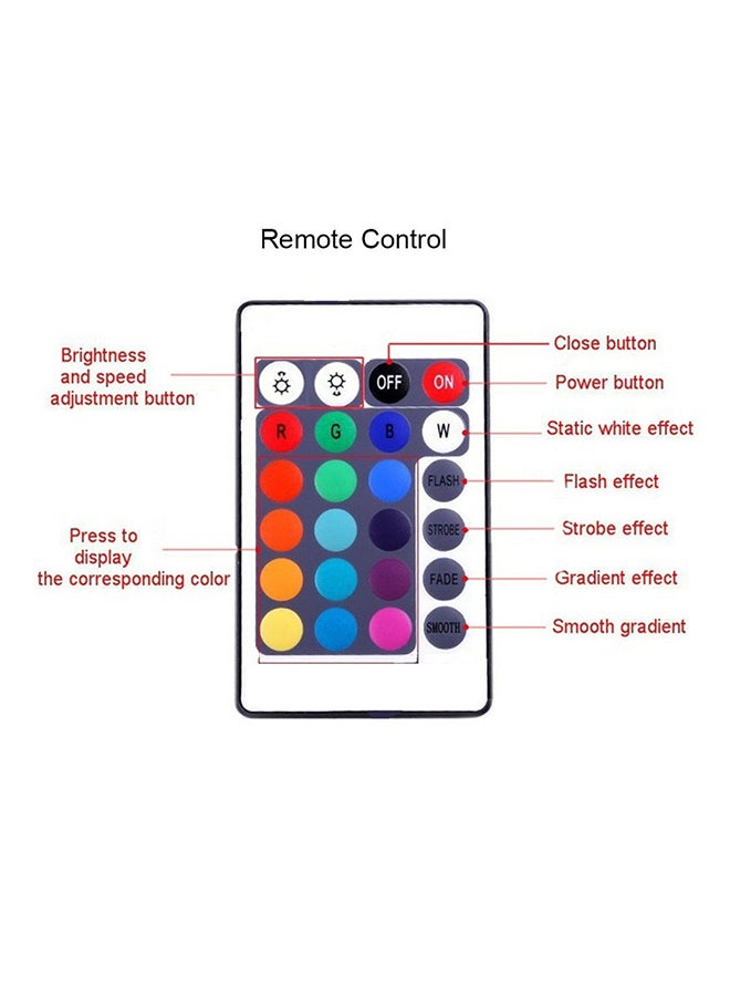 YWXLight Waterproof RGB Light Strip With WIFI Remote Control Multicolour - Image 2