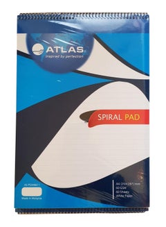 ATLAS A4 Spiral Notepad Multicolour 