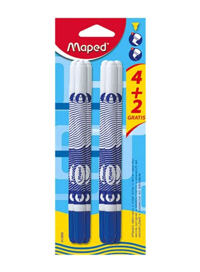 مابد طقم أقلام حبر رايت آند إريز مكون من 6 قطع متعدد الألوان