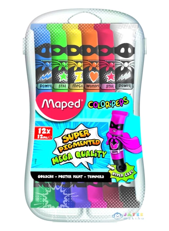 مابد عبوة أقلام تلوين كولور بيبس مكون من 12 قطعة متعدد الألوان