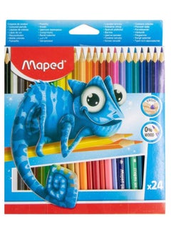 Maped 24-Piece Wooden Pulse Colour Pencil Set Multicolour 