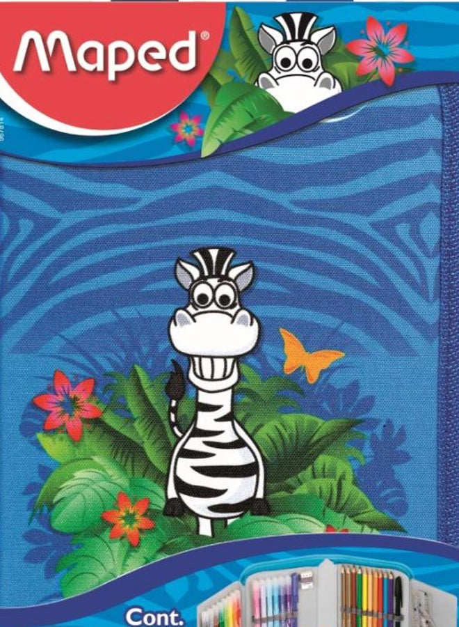 Maped 31-Piece Tattoo Jungle Pencil Case With Accessories Set Multicolour - Image 2