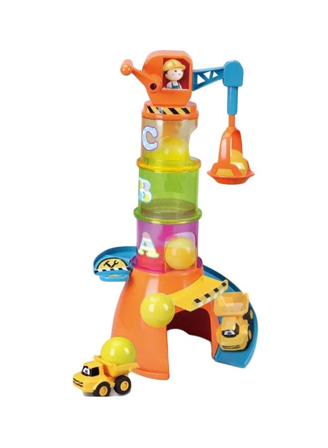 BB Junior 5-In-1 Volvo Stacking Crane 25.4 x 17.7 x 12.7cm  - Image 1