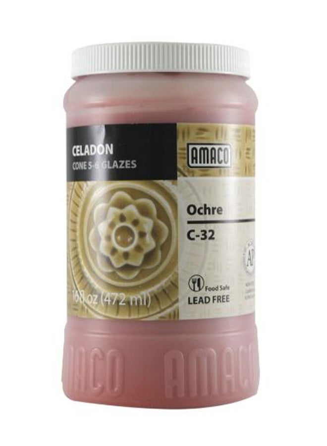 Amaco - High Fire Lead Free Pottery And Ceramic Glaze Ochre - Image 1