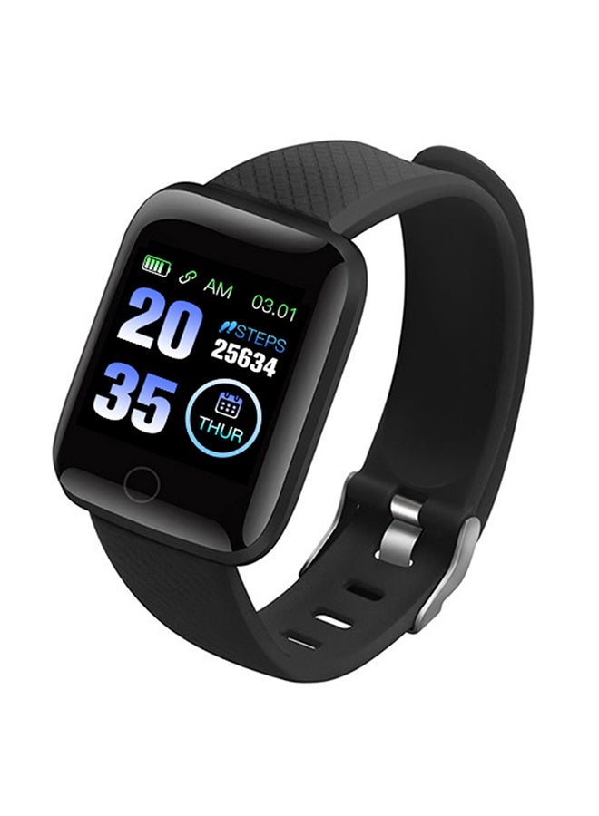 150.0 mAh Smart Waterproof Fitness Tracker Black