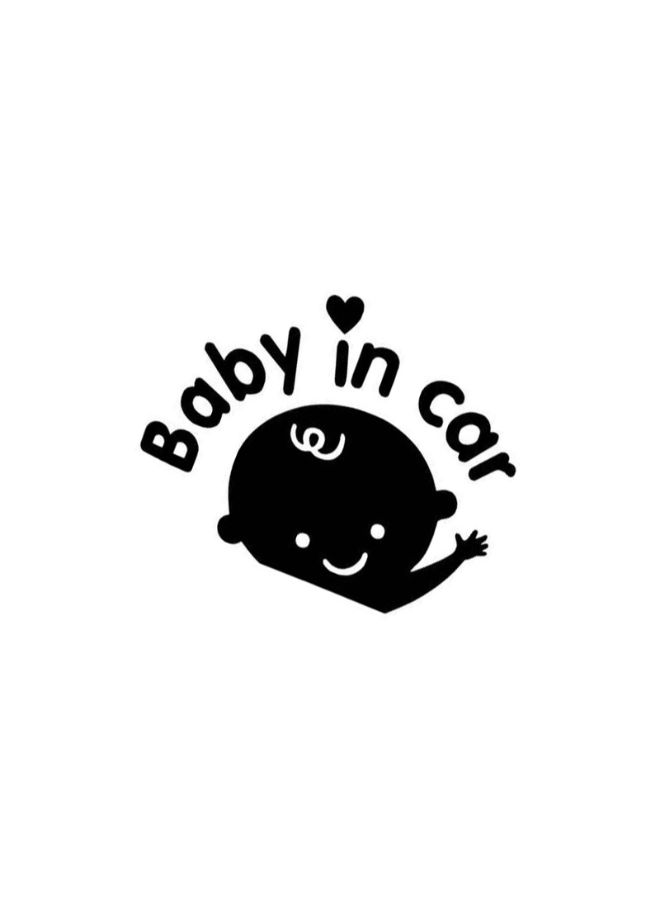 Cool Baby Baby In Car Reflective Car Sticker - Image 2