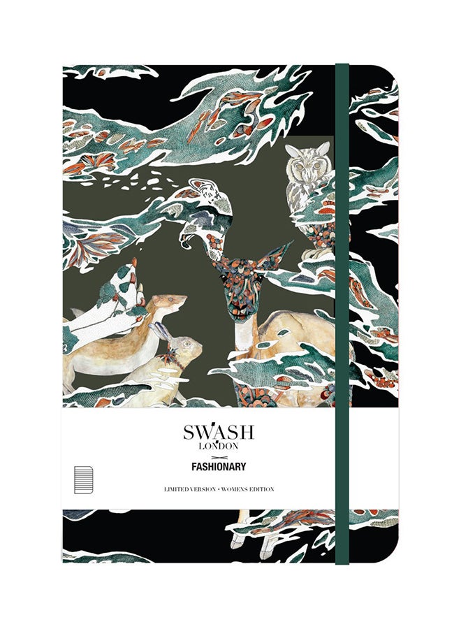 Fashionary Swash London X Notebook Green/White 
