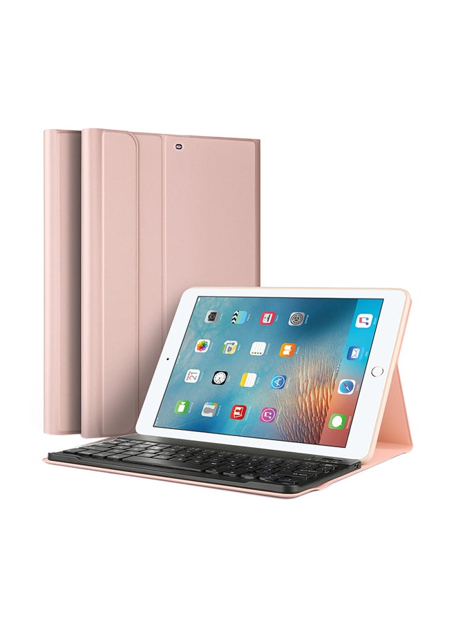 Front Support Cover Case For Apple iPad 2018/2017 Pink - Image 1