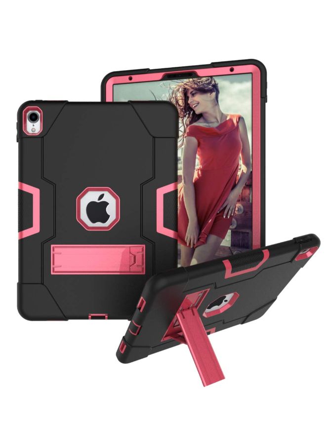 Shockproof  Protective Case Cover With Kickstand For Apple iPad Pro Black/Pink - Image 2