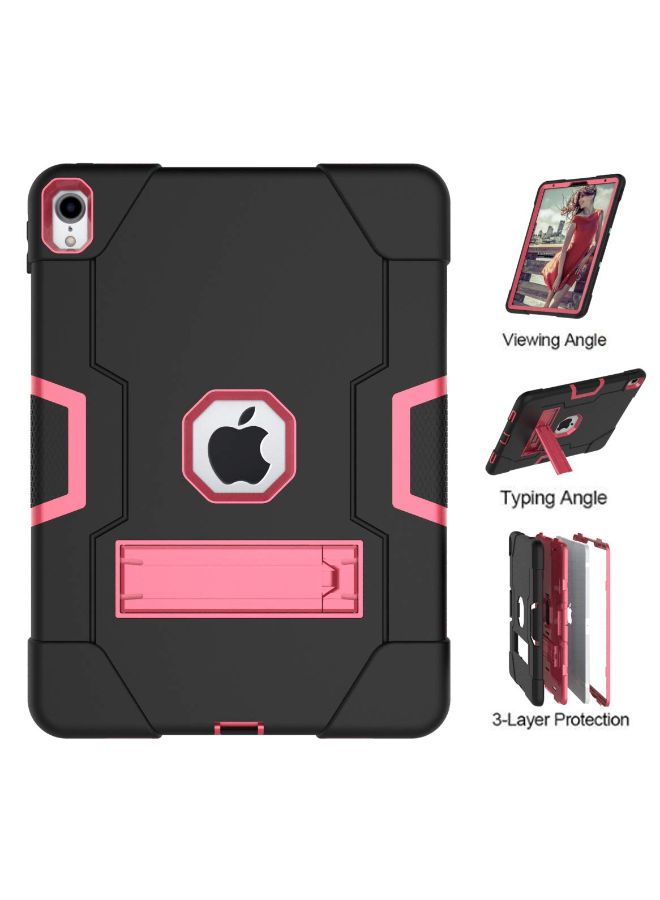 Shockproof  Protective Case Cover With Kickstand For Apple iPad Pro Black/Pink - Image 3