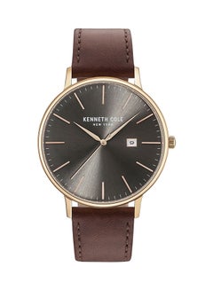 men Leather Analog Wrist Watch KC50585006