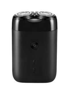 Two-Floating Head Wet And Dry Electric Shaver Black