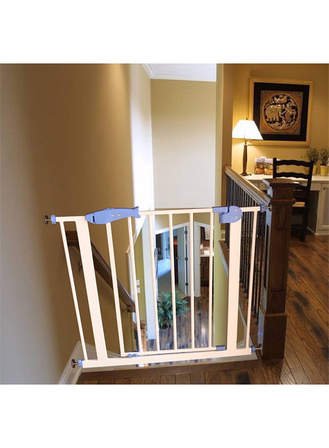 Wall-Mounted Baby Safety Gate With Walk-Through Door Panel  - Image 2