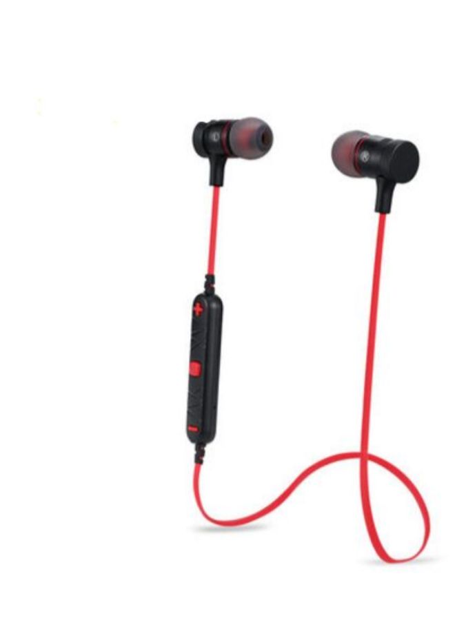Awei Stereo Sports  Bluetooth In-Ear Earphone With Mic Red - Image 2