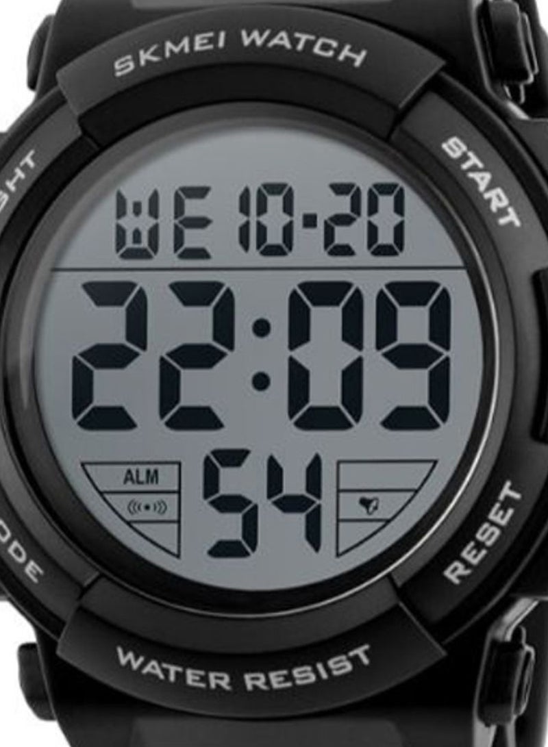 SKMEI men Polyurethane  Digital Watch 1258  - Image 2