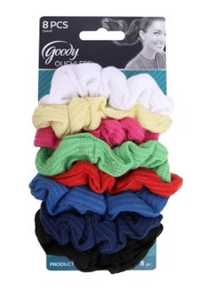 Goody 8-Piece Ouchless Chouchoux Scrunchies Elastic Set Multicolour 