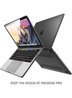 Generic Halo Series Designed Slim Rubberized Case Cover For Apple MacBook Pro Black  - Image 3