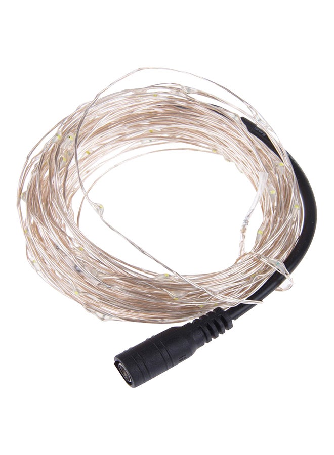 شريط بإضاءة LED يثبت على السطح مقاس 0603 مناسب لتزيين المهرجانات ومزود بسلك أزرق 10متر  - Image 1