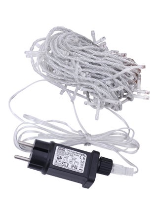 Waterproof 100 LED Bulb Decorative String Light With 8 Model Functions White 25 x 18 x 7cm - v1566664440/N29241337A_1