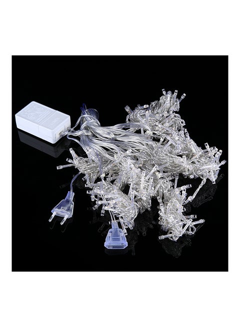 200 LED Reticular String With End Joint And Multi Function Controller Decorative Lamp White 22 x 11 x 7cm