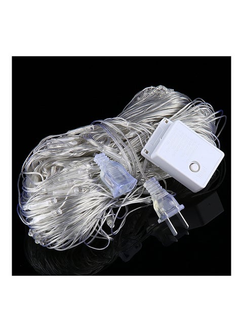 LED Decoration Light Reticular String Light With End Joint And Multi-Function Controller White 20 x 10 x 6cm