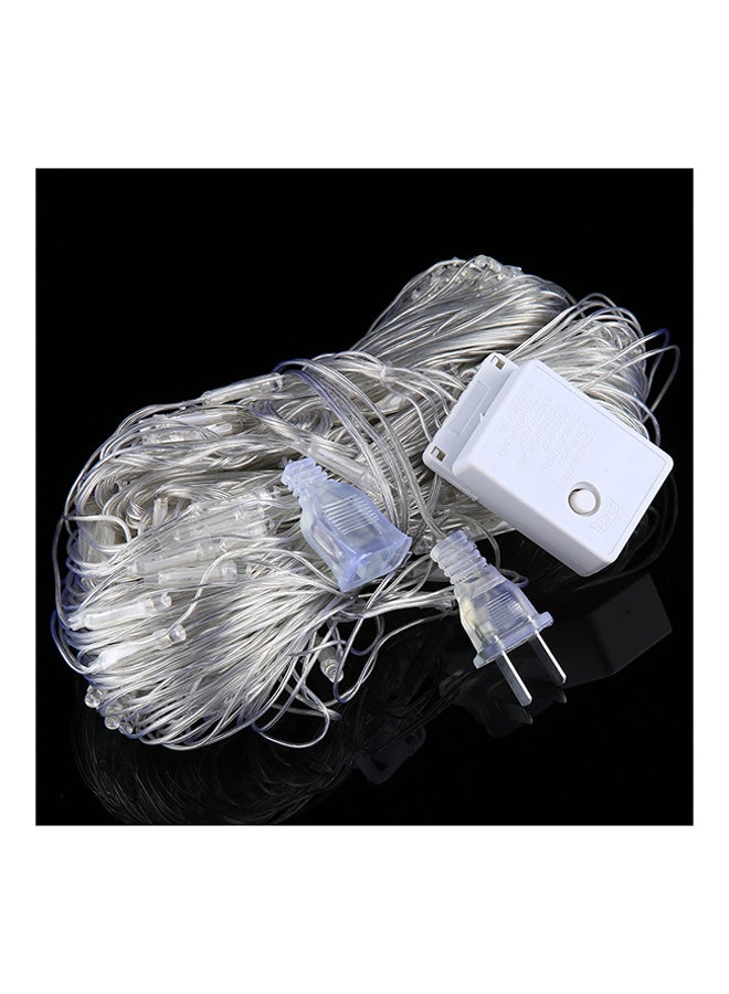 LED Decoration Light Reticular String Light With End Joint And Multi-Function Controller White 20 x 10 x 6cm