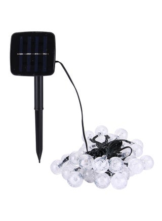 LED Waterdrop Shape String Light, Solar Panel White 16 x 15 x 5cm - v1566664470/N29241464A_1