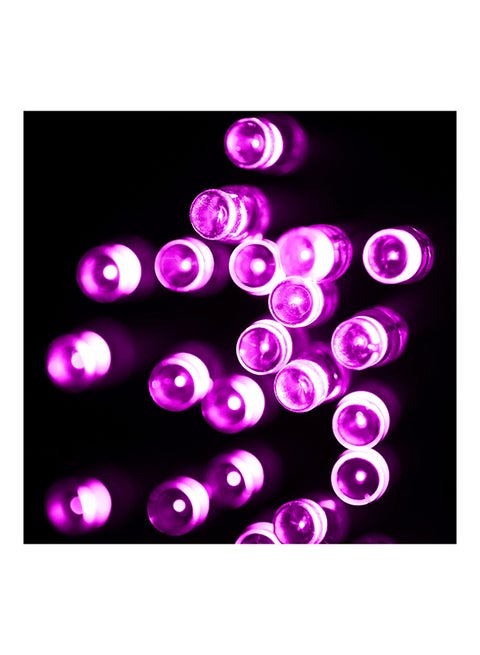 2 Mode LED String Decoration Light Battery Powered Purple 17 x 6 x 3centimeter