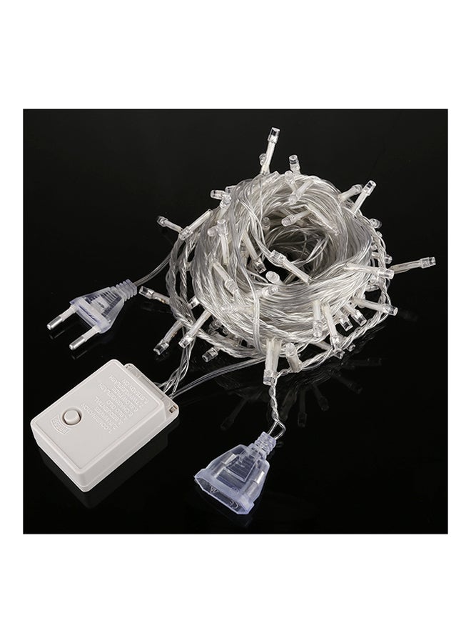 Waterproof LED String Light With Controller Flashing/Fading/Chasing Effect Yellow 10meter