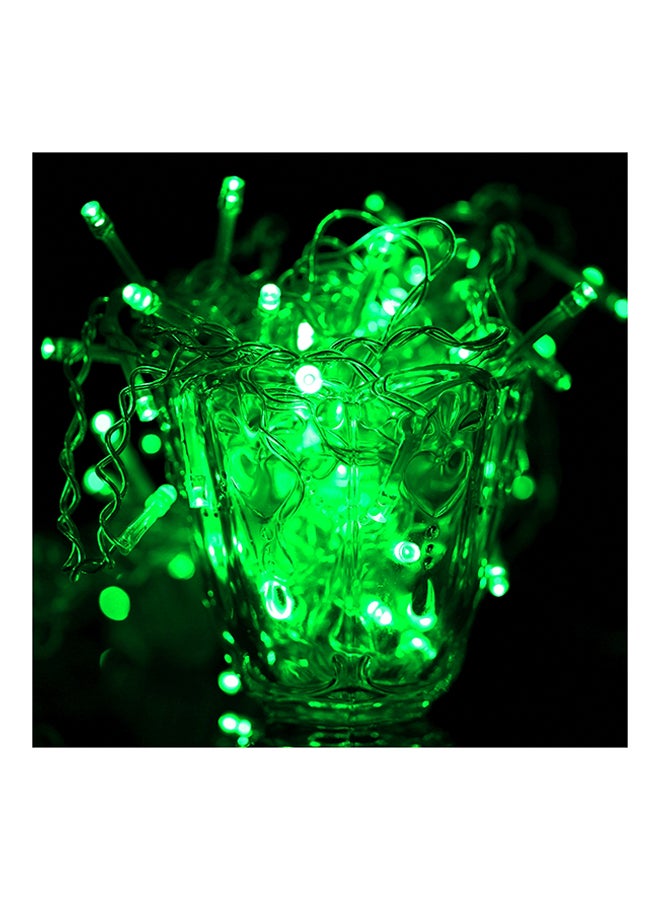 ماركة غير محددة - شريط LED للزينة بطرف مشترك ووحدة تحكم لعرض 8 أوضاع أخضر 10متر - Image 1