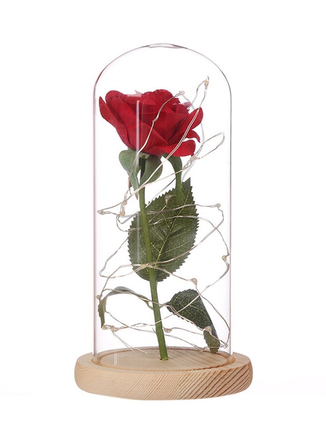 Flashing LED Roses Decorative Flower Light White 20 x 10 x 5cm