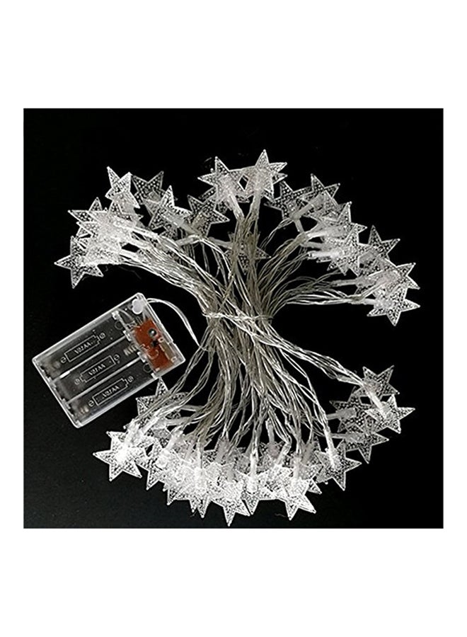 حبل إضاءة LED ستار سترينغ لايتس فيري جارلاند لتزيين حفلات الزفاف/ ديكور المنزل أبيض 3متر  - نسخة أصلية أبيض 3متر - Image 2