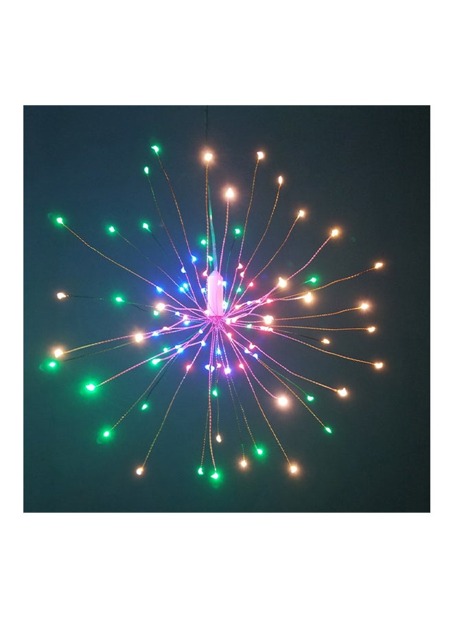 واي دابليو إكس لايت شريط إضاءة LED للزينة بتصميم رائع على شكل الألعاب النارية يعمل بالبطارية أبيض 20 x 6 x 6سم - Image 2