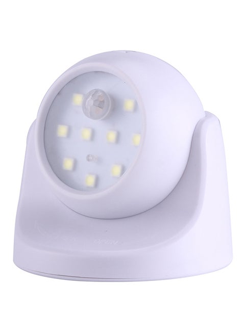 Motion Sensor Detector Security Lamp White 10 x 10 x 10centimeter