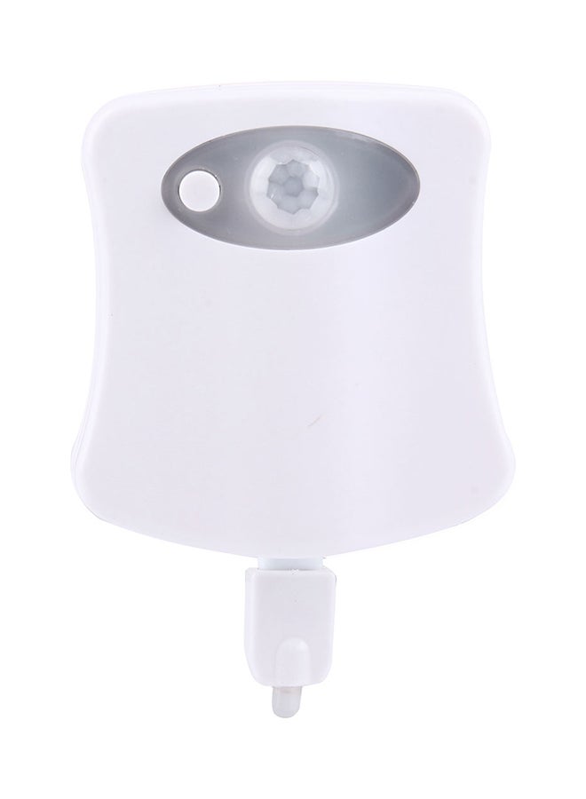 Motion Sensor LED Toilet Seat Cover Light White 16 x 10 x 4cm - Image 1