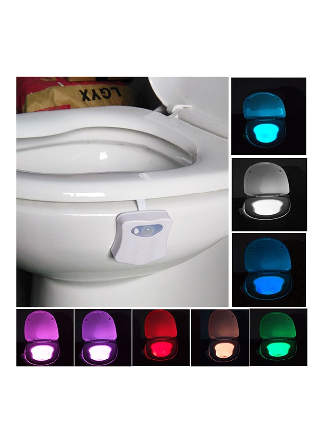 Motion Sensor LED Toilet Seat Cover Light White 16 x 10 x 4cm - Image 2