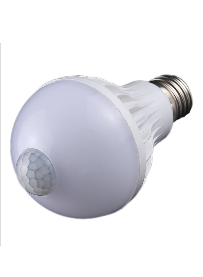 Infrared Motion Sensor LED Light Bulb White 14 x 14 x 8centimeter 