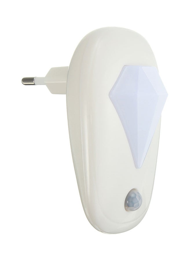 Human Body Induction Sensor Smart LED Night Light Beige 11 x 7 x 5cm 