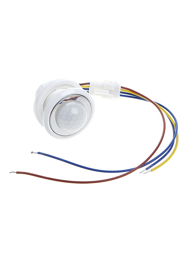 Pir Detector Infrared LED Motion Sensor Switch Light White 40mm - Image 1