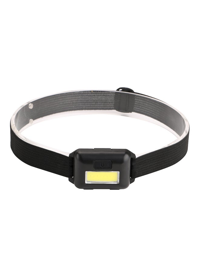 COB LED Headband Light Black 
