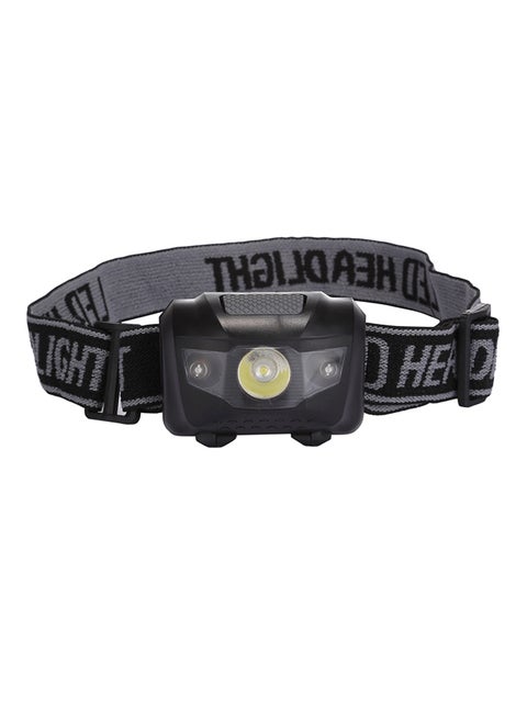 Water Resistant LED Mini Headlamp For Running Black