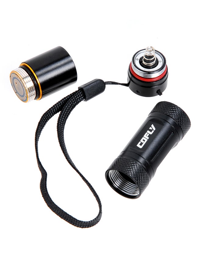Kxf10B LED Flashlight With Strap White 10 x 2 x 2cm