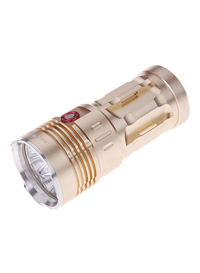 Water Resistant LED Flashlight White 15 x 8 x 7centimeter