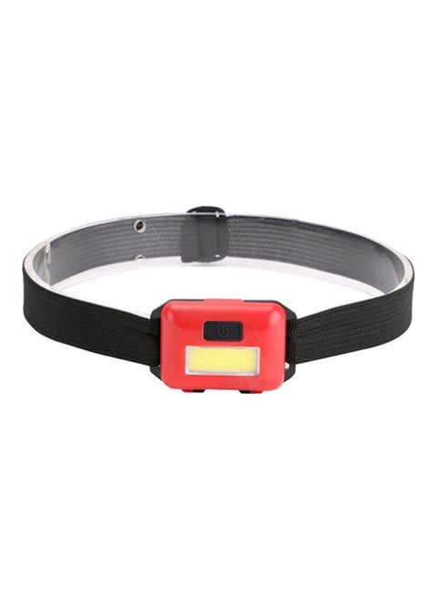 2-Piece Mini Cob LED Headlamp Adjustable Camping Light With 3 Modes White 20 x 10 x 6centimeter